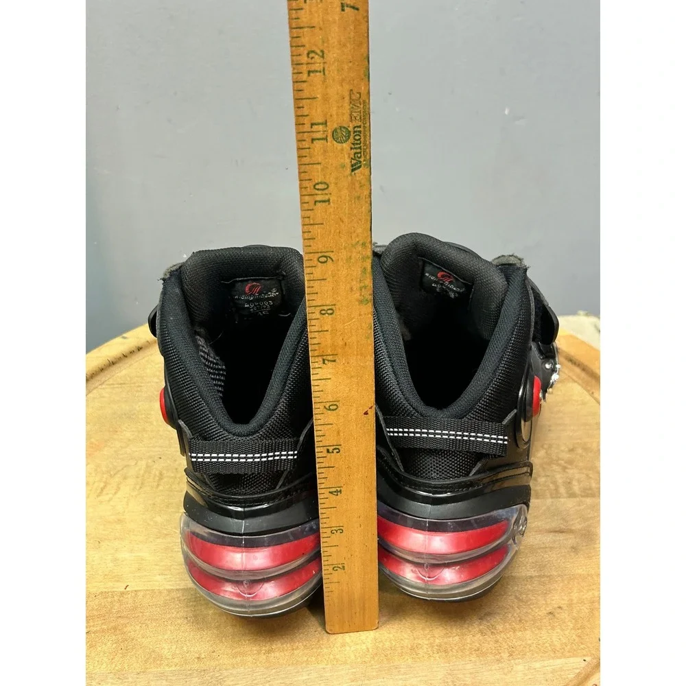 Riding Tribe Motorcycle Boots Mens 45 Black Speed Bikers A09003 Sport Racing